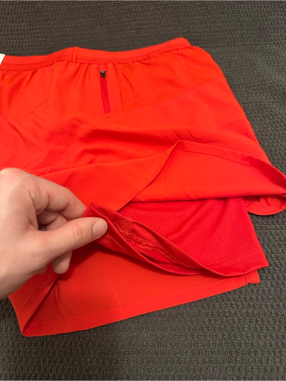 Nike 5” Standard Length Men’s Running Shorts Red Medium (M) - Picture 3 of 5